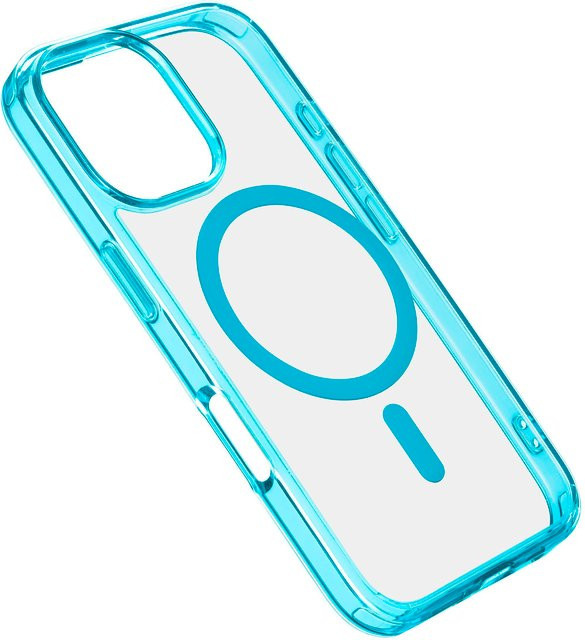 Iconic MAG MagSafe Case für Apple iPhone 16 Pro in Light Blue/Transparent - Bild 1
