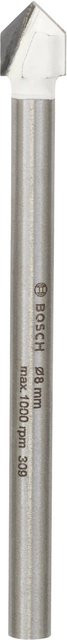 Bosch Fliesenbohrer CYL-9 Ceramic mit Carbide-Spitze in Silber und Weiß, Durchmesser: 8 mm, Länge: 80 mm - Bild 1