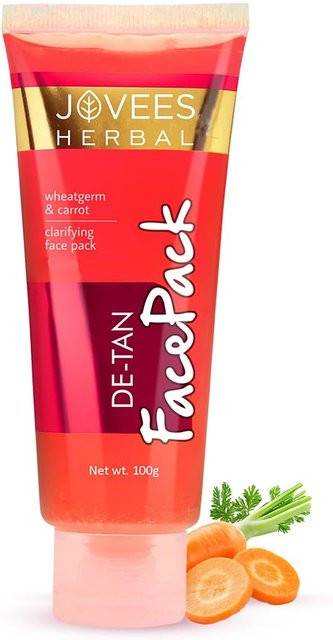 Jovees Herbal De-Tan Gesichtsmaske, 100g, Unisex - Bild 1