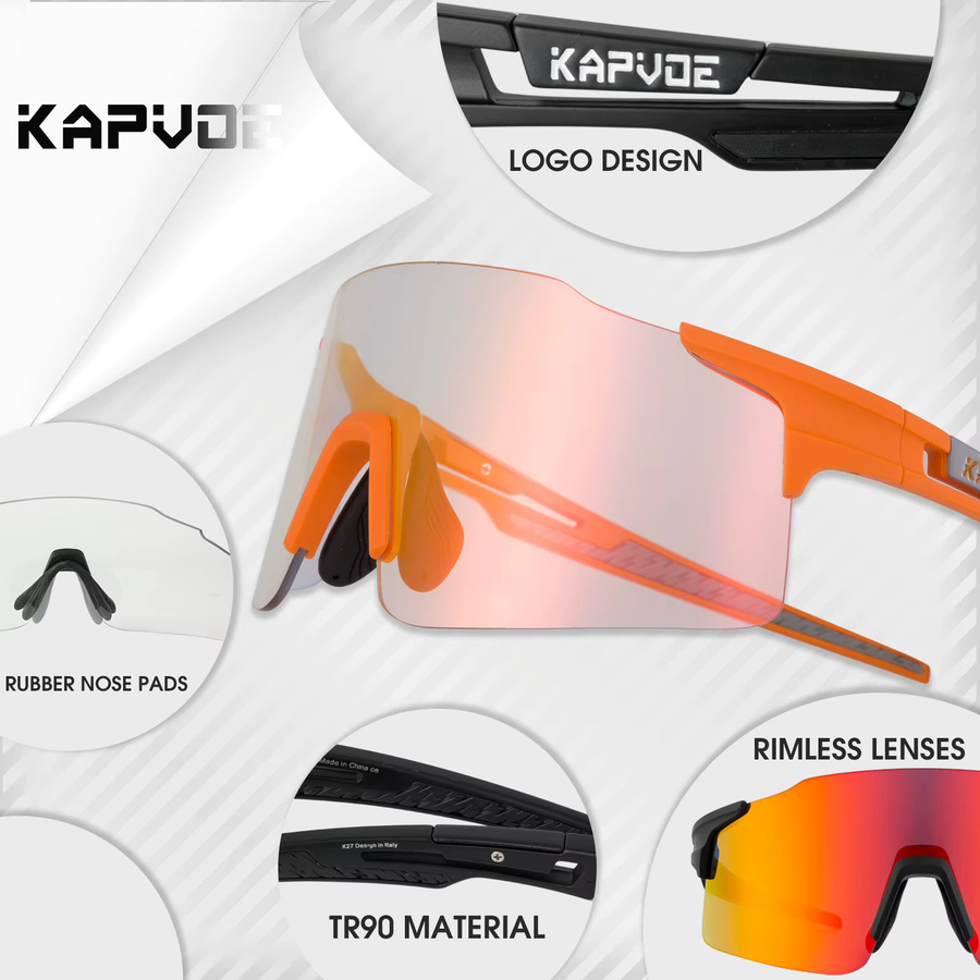 KAPVOE Sonnenbrille Sport, photochrom, Unisex - Bild 4