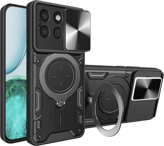 Techsuit CamGuard Pro Schutzhülle für Honor X8c in Schwarz - Bild 1