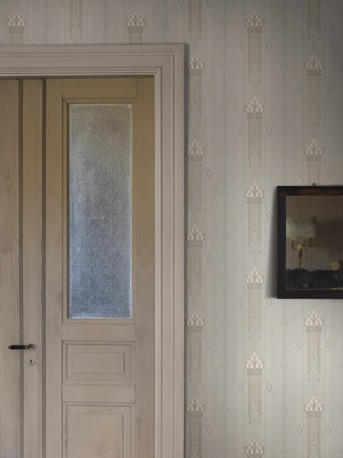 BoråsTapeter Wallpaper Villastan 4171 Tapete in Beige mit floralem Naturdesign und botanischem Scandi-Stil - Bild 1