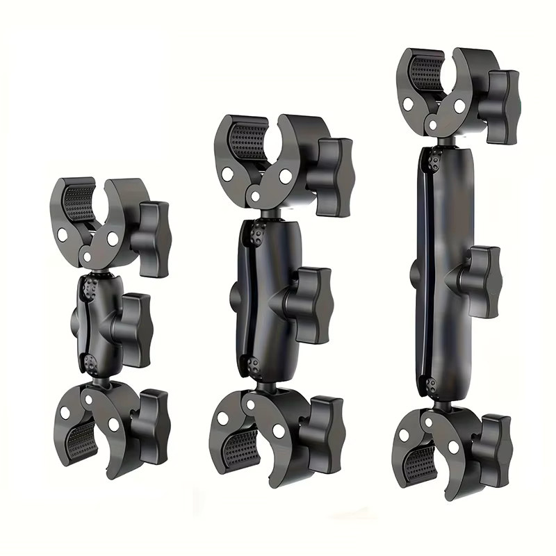 Insta360 Doppel Clip Krabben Clamp Halterung für Insta360 One X2 und X3 Action Kamera, Schwarz - Bild 7