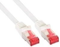 InLine Patchkabel S/FTP Cat.6 Ethernet LAN weiß 50m - Bild 1