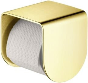 Hansgrohe Axor Papierrollenhalter mit Ablage in Brushed Gold Optik, wandmontiert - Bild 1