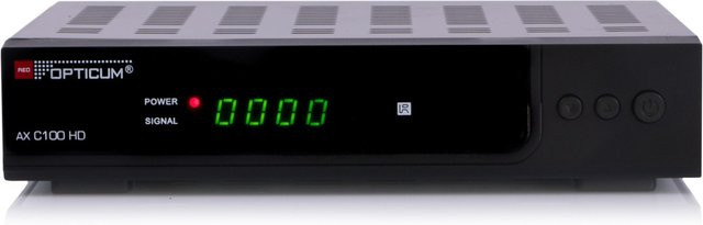 Opticum AX C100 HD DVB-C HDTV-Kabelreceiver schwarz - Bild 1