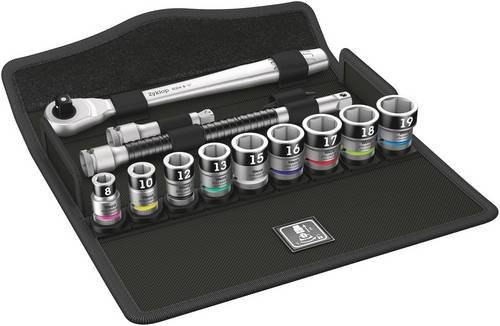 Wera Zyklop HF Steckschlüsselsatz metrisch 3/8 Zoll, 13-teilig, Multicolor - Bild 1