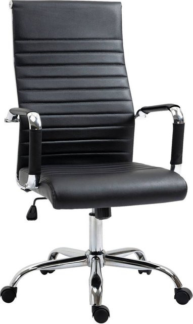 Vinsetto Gaming-Sessel 921-383BK schwarz mit Armlehnen und Rollen, B/T/H: 120 x 62 x 54 cm - Bild 1