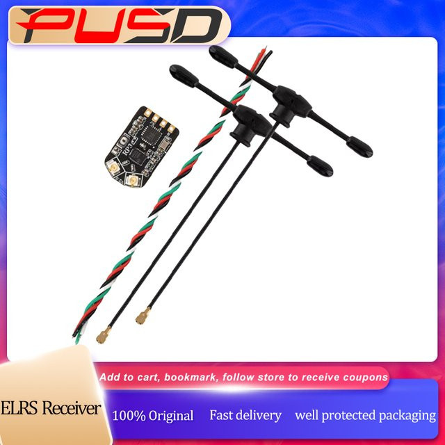 RadioMaster ELRS Nano-Empfänger RP1 RP2 RP3 2,4 GHz in Schwarz für TX16S TX12 RC Funksender - Bild 1