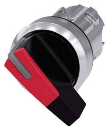 Siemens Knebelschalter 22mm rund rot 3SU1052-2CF20-0AA0 - Bild 1