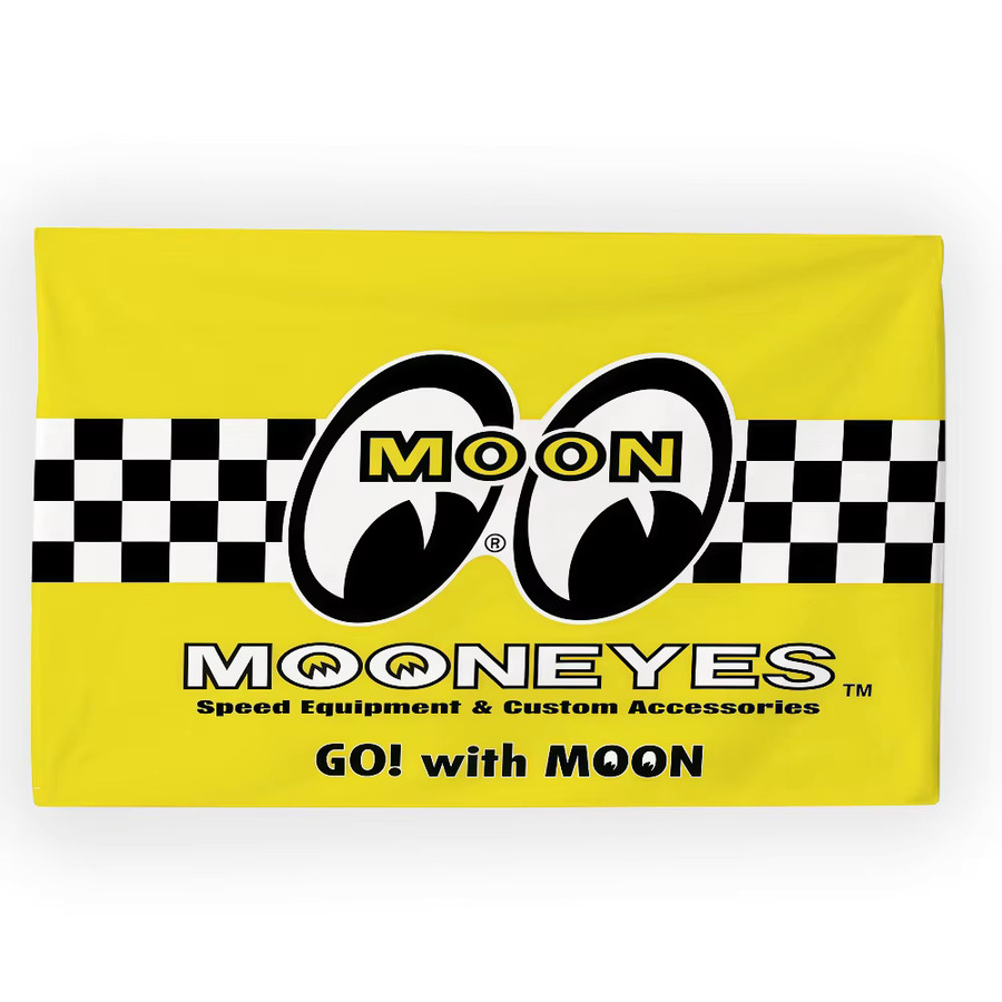 Warner Bros. Dekoflagge mit Moon-Eyes-Aufdruck für Party und Wandkunst, B/H: 40 x 60 cm - Bild 6
