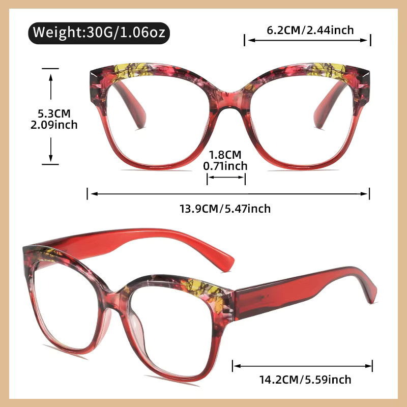 Oyalie Lesebrille, Vollrand, transparent, Kunststoff - Bild 2