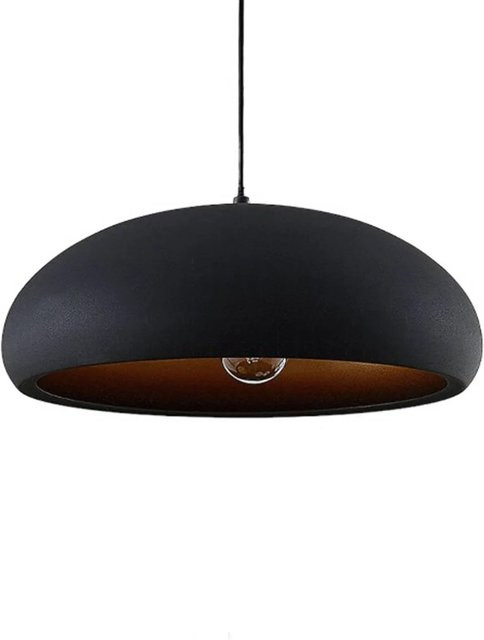 Lindby Deckenlampe Gerwina Modern Schwarz aus Metall, 1-flammig, E27, Pendelleuchte für das Wohnzimmer - Bild 1