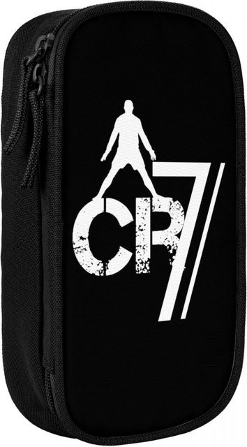 Fancy Style Studio Cr7 Fußball Federmäppchen in Schwarz mit großer Kapazität und doppelter Lage für Fußballfans - Bild 1