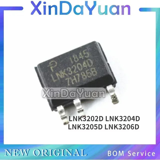 5 Stück LNK3205D-TL Halbleiter-ICs im SOP-7 Gehäuse von Chiptowin in Schwarz - Bild 1