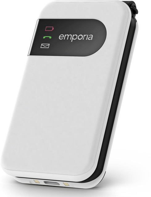 Emporia SIMPLICITYglam.4G Mobiltelefon Modell 2025 in Weiß mit Bluetooth und 4G/LTE - Bild 1