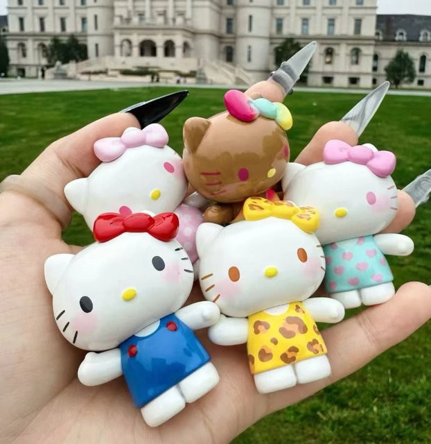 Sanrio Kt Cat Daily Life Serie, Blind Box, Mini-Actionfiguren, Einzelfigur - Bild 1