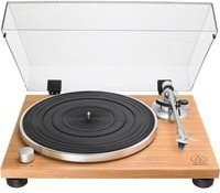 Audio-Technica AT-LPW30TK Manueller Plattenspieler mit Riemenantrieb in Braun - Bild 1