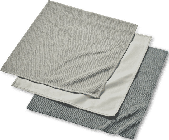 Miele Microfasertücher in Grau, 3 Stück - Bild 1