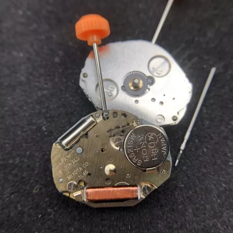 KUERDE Uhrwerk Quarz, 1L45, Messing, Silber, 2 Zeiger mit kleiner Sekunde - Bild 2