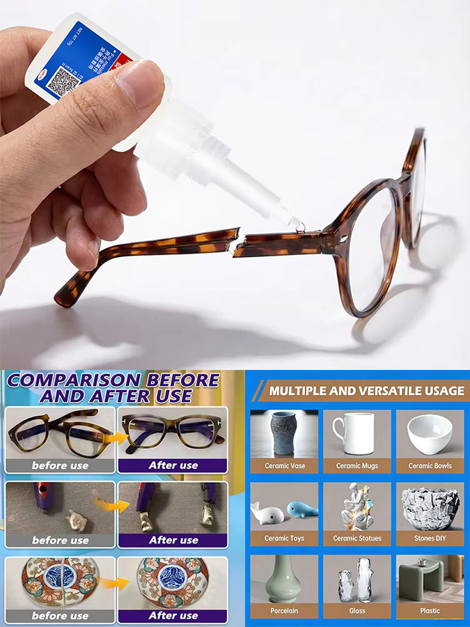 LOOLIFL 496 Mehrzweck-Superkleber Cyanacrylat-Klebstoff transparent - Bild 7
