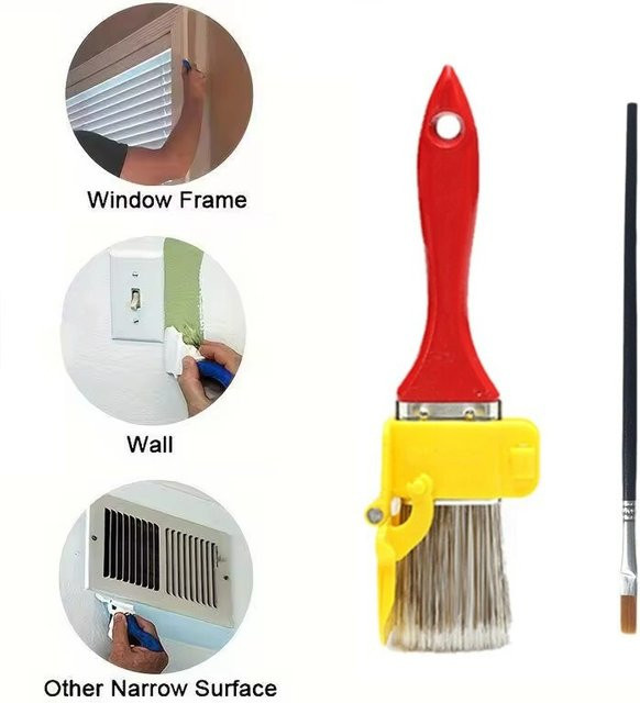 Kantenfarbentrenn-Pinsel für verdeckte Ecken und DIY-Malarbeiten aus Kunststoff - Bild 1