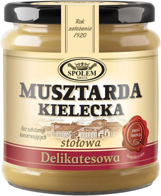 Kielecka Delikatesowa Senf Kräuter mild 190 g - Bild 1