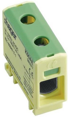 Hager K50AE Anschlussklemme Schrauben Braun - Bild 1