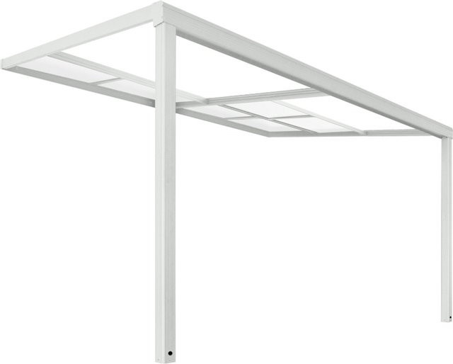 Home Deluxe Terrassenüberdachung Solis Deluxe mit Schiebedach, Weiß, B/T: 390 x 295 cm - Bild 1