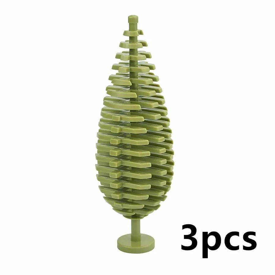 Yiran toy Bausteine Baum Blume Grasland Kiefernstrauch Zypressen 3-teiliges Set - Bild 2