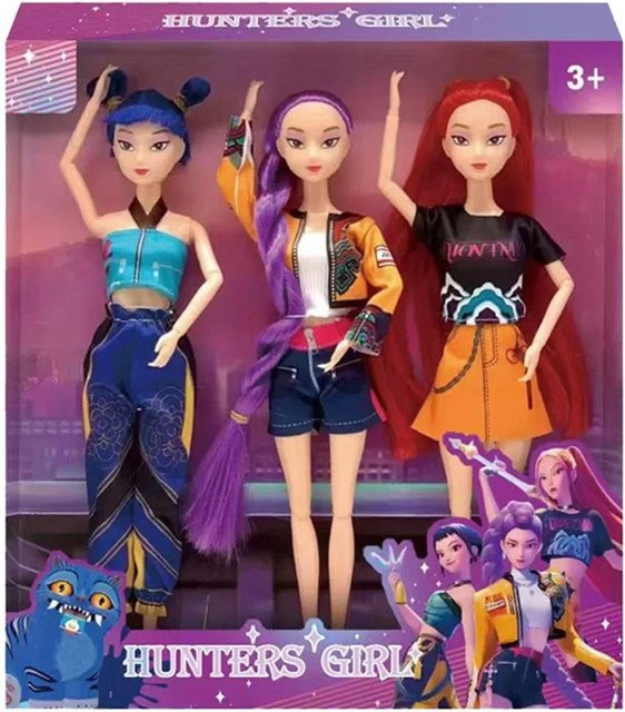 Anime KPop Dämonenjäger Puppe Rumi Mira Zoi, Vinylmaske Figur, ab 14 Jahren - Bild 1