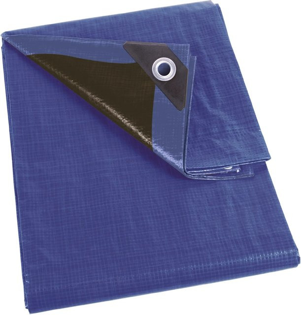 Perel Abdeckplane Blau/Schwarz ultrastark B: 8 m, T: 5 m - Bild 1