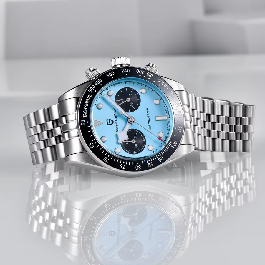 Pagani Design Chronograph, Quarz, Edelstahl, Keramiklünette, Herren - Bild 3