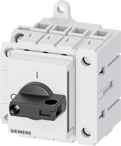 Siemens Lasttrennschalter Schwarz 4polig 63A 16mm² 1 Schließer 1 Öffner 690 V/AC 3LD34301TL11 - Bild 1