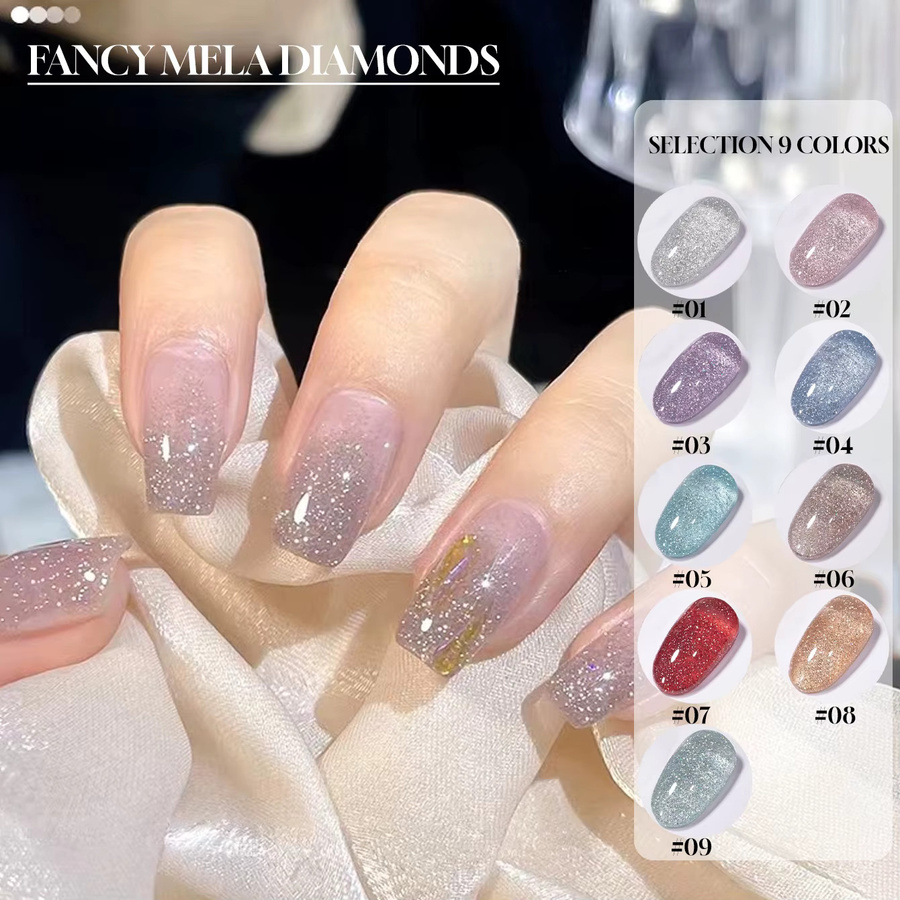 MIANEL Nagellack, Holographischer Diamant-Gel, 12 ml, Glänzend - Bild 2