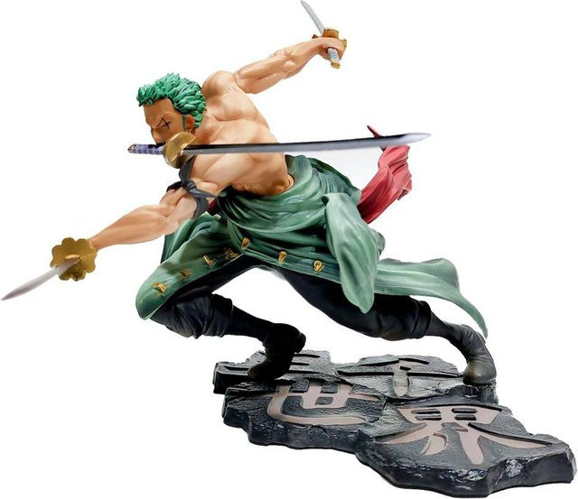 Wucifang Jewelry One Piece Roronoa Zoro Figur, Actionfigur, Grau, ab 14 Jahren - Bild 1