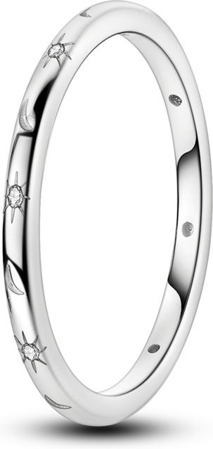 Ring 925 Silber, Zirkonia, Stern, Damen - Bild 1