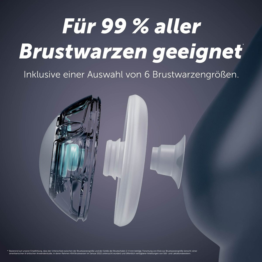 Elvie Stride 2 Elektrische Milchpumpe in Weiß - Bild 3
