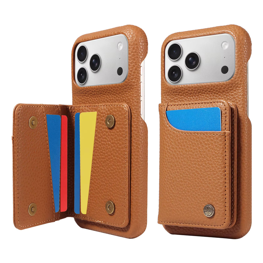 EAACAA PU-Leder Handyhülle für Samsung Galaxy S26 S25 S24 S23 S22 S21 S20 FE Plus Ultra mit Kartenhalter und Ständer in Braun - Bild 2