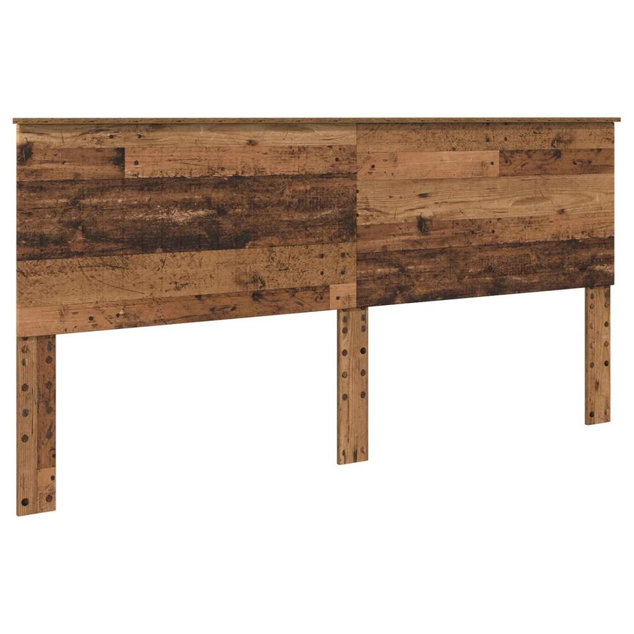 vidaXL Kopfteil aus Holzwerkstoff in Altholz-Optik, Braun, 200 cm - Bild 2