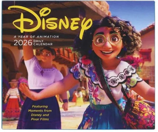 Disney Ein Jahr Animation 2026 Tageskalender in Black und Multicolour - Bild 1