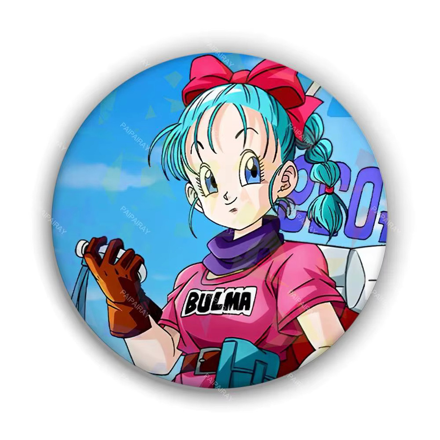 Dragon Ball Bulma Laser-Abzeichen Brosche, Bunt, Kinder - Bild 4