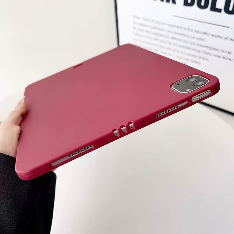 Weiche TPU-Hülle für Apple iPad verschiedene Generationen in Grau und Rot - Bild 1