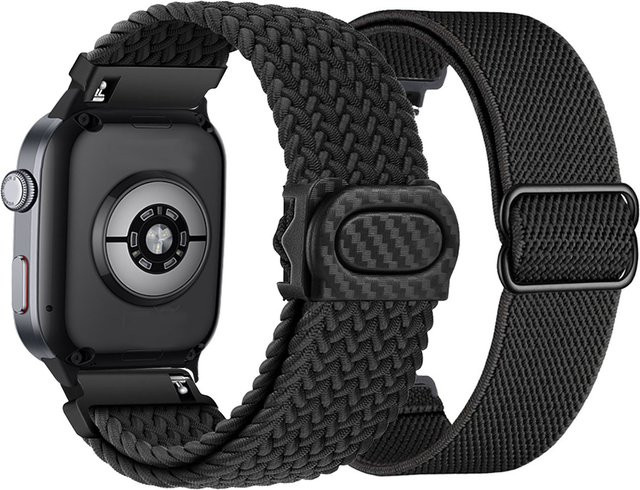 DAINU Uhrenarmband Nylon, Schwarz, Unisex, Huawei Watch D2 - Bild 1
