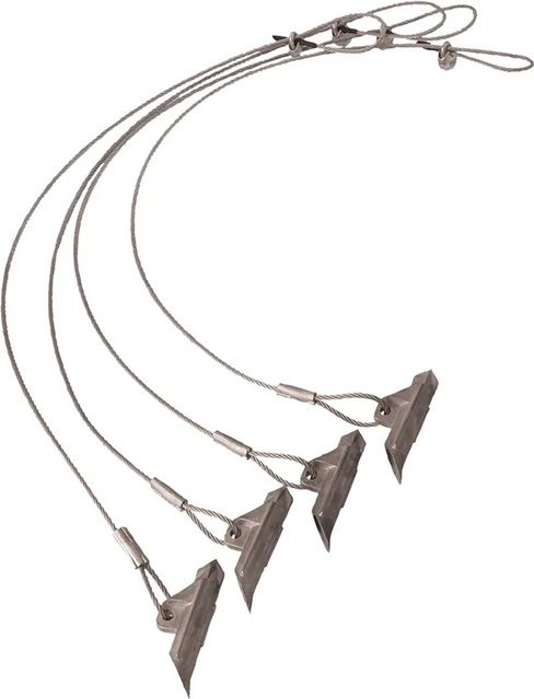 ShelterLogic Erdanker aus Aluminiumguss in Silber, 4 Stück, Höhe: 107 cm - Bild 1
