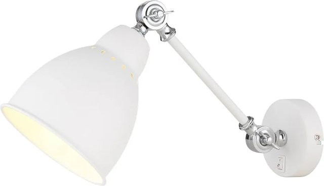 ARTE LAMP LED Wandleuchte aus Metall in Weiß im Loft-Stil für Büro und Wohnzimmer - Bild 1