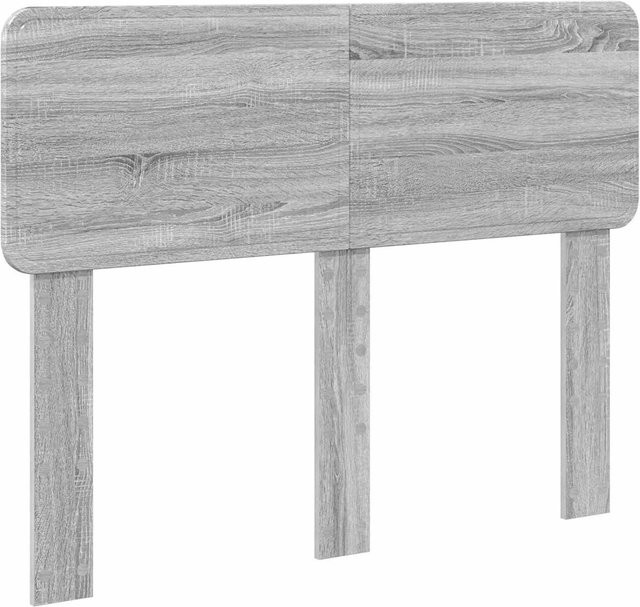vidaXL Kopfteil aus Holzwerkstoff in Grau Sonoma, Breite: 120 cm - Bild 1