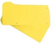Oxford Trennstreifen DUO gelb aus Papier B/H: 60,0 x 160,0 cm - Bild 1