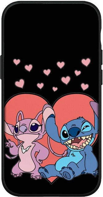 MINISO Handyhülle im Lilo Anime Stitch Design für verschiedene Smartphone-Modelle in Blau, Pink, Schwarz oder Mehrfarbig - Bild 1