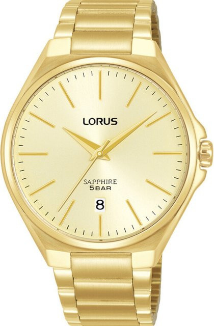 Lorus Armbanduhr, Quarz, Edelstahl, Gold, 40 mm, Herren - Bild 1